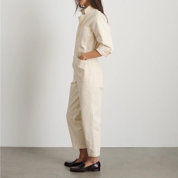 Alex Mill Standard Zip Jumpsuit Coveralls Camel Cotton S - Picture 15 of 16